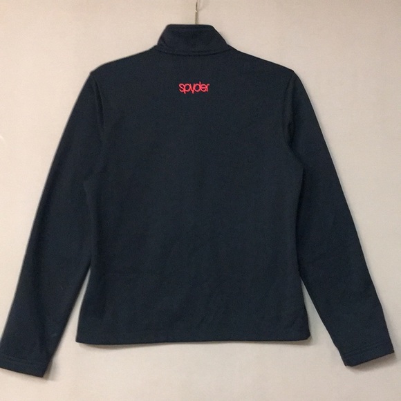 Spider Ladies Black Zip up Jacket. Sz M - Picture 2 of 10